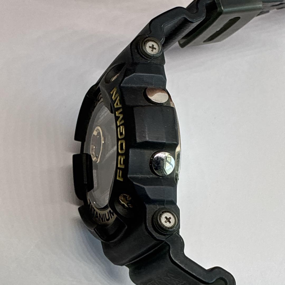 G-Shock Frogman Men’s Digital Watch Black Rare Japan Used 0713476