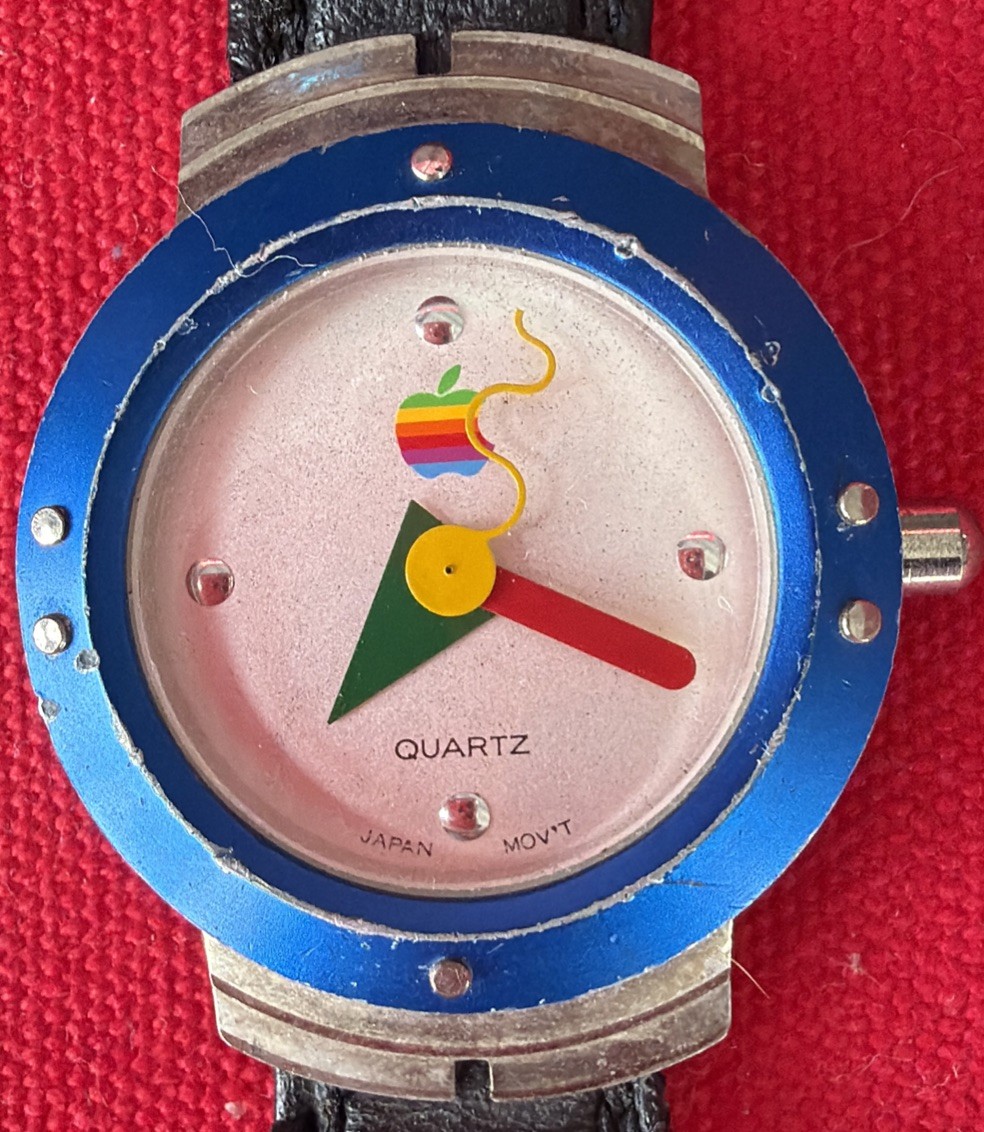VINTAGE ORIGINAL APPLE MAC OS 1995 JAPAN PROMO WRIST WATCH