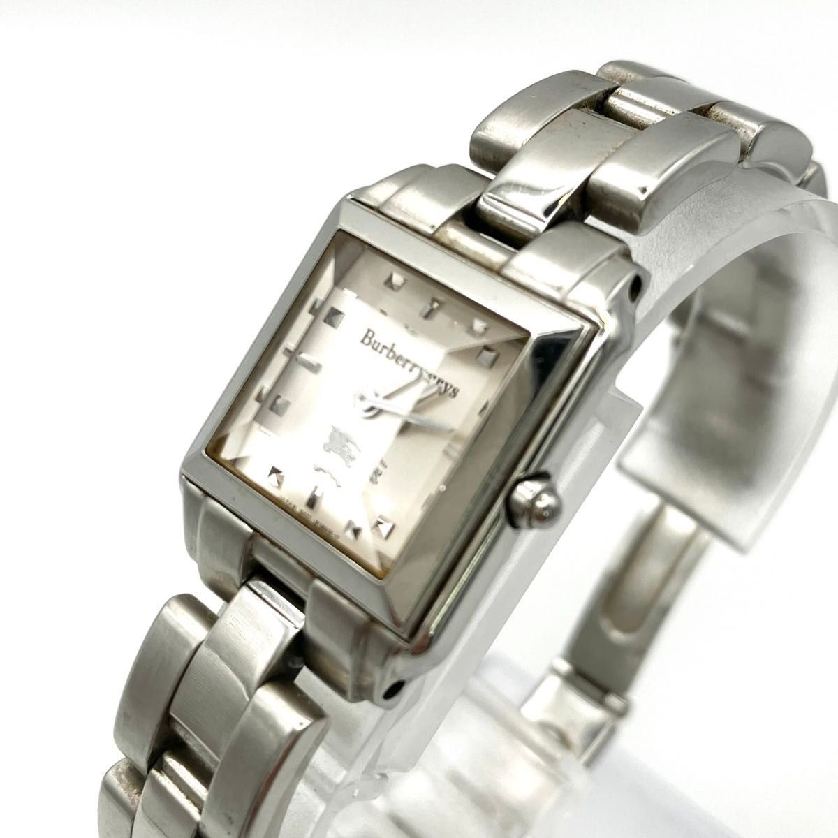 New Battery Replacement Working Burberry Vintage Watch Rectangular Cut Glass Sha