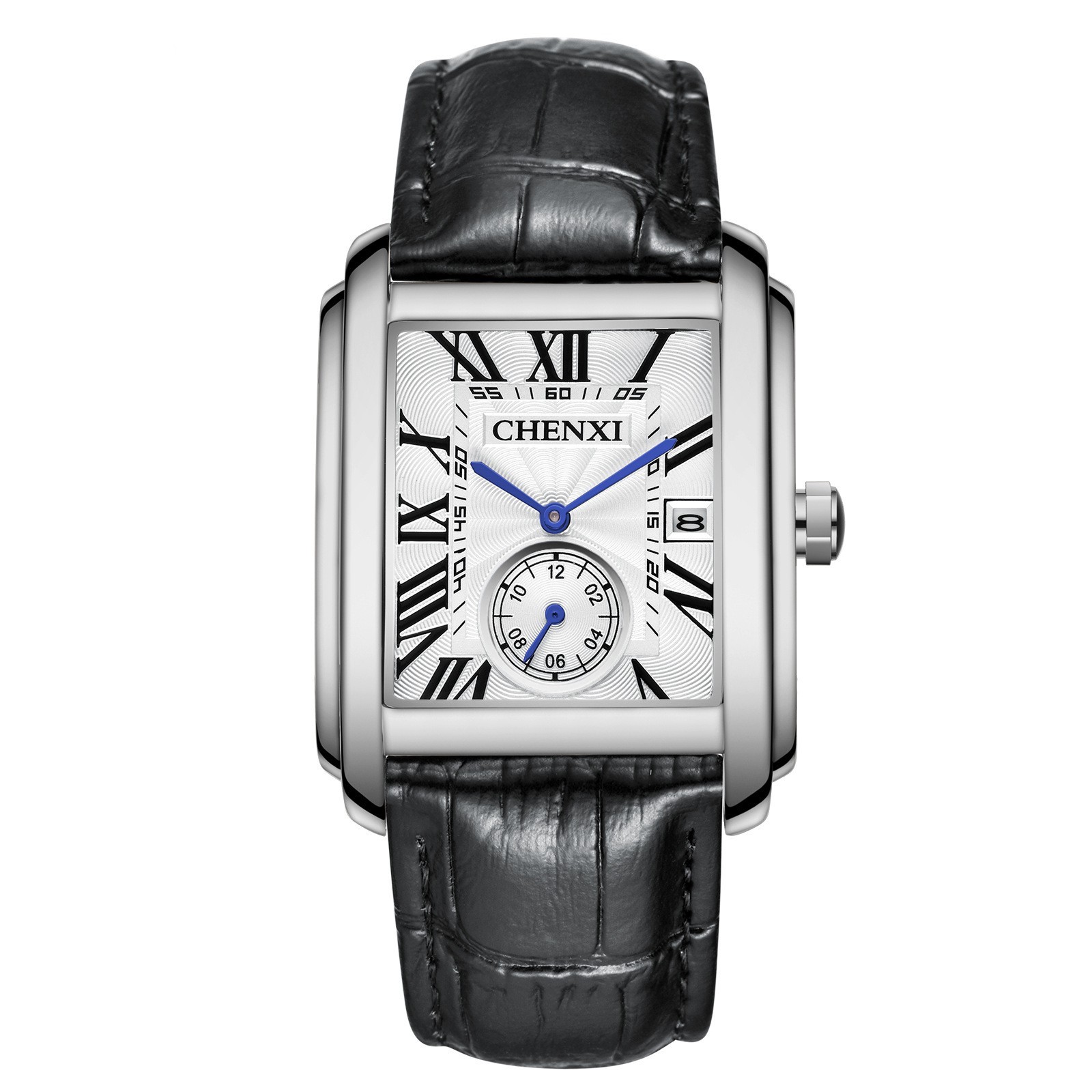 CHENXI Luxury Square Quartz Watch Strap Watch Men