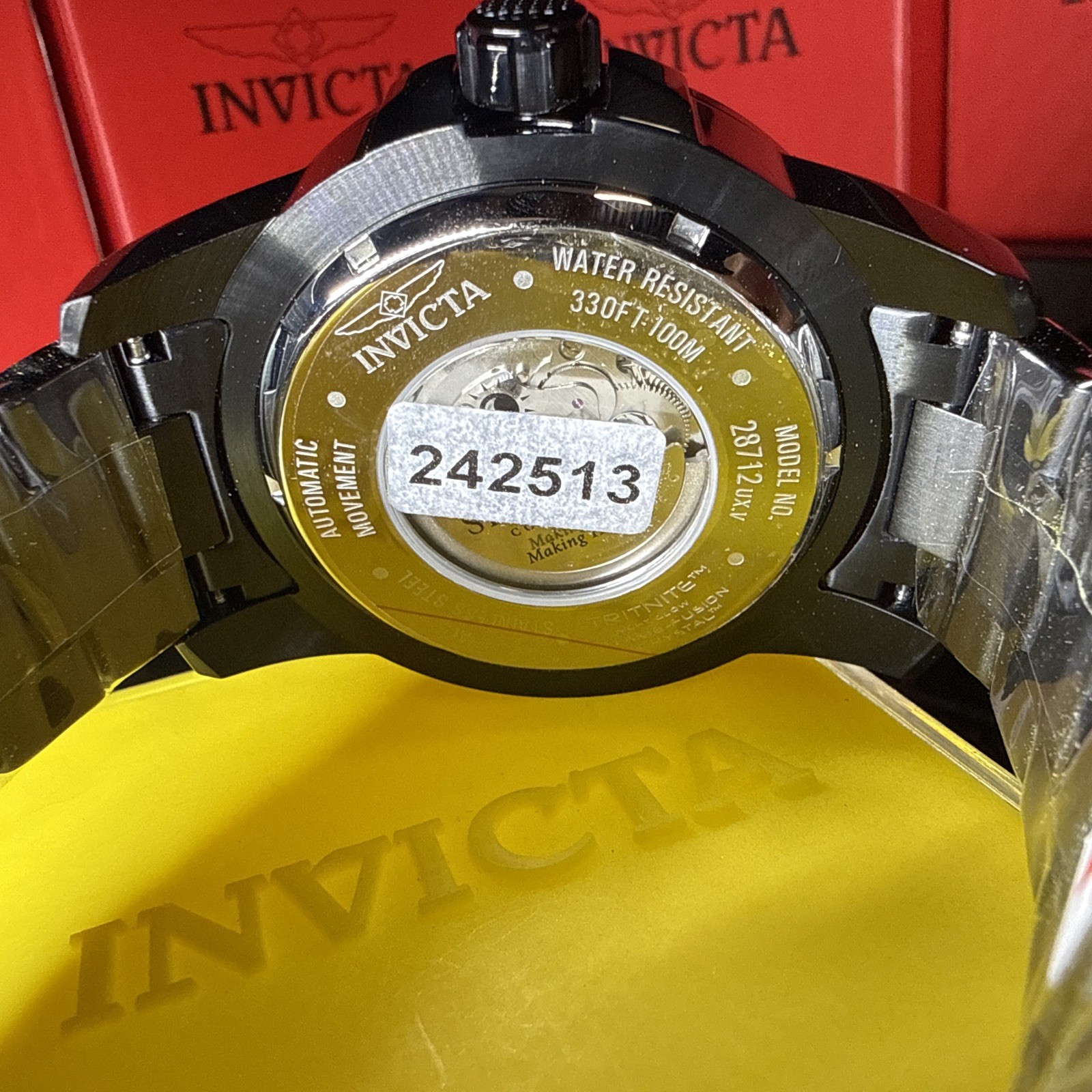 Invicta Specialty ROULETTE Monte Carlo AUTOMATIC Men’s Watch 52mm Black 28712