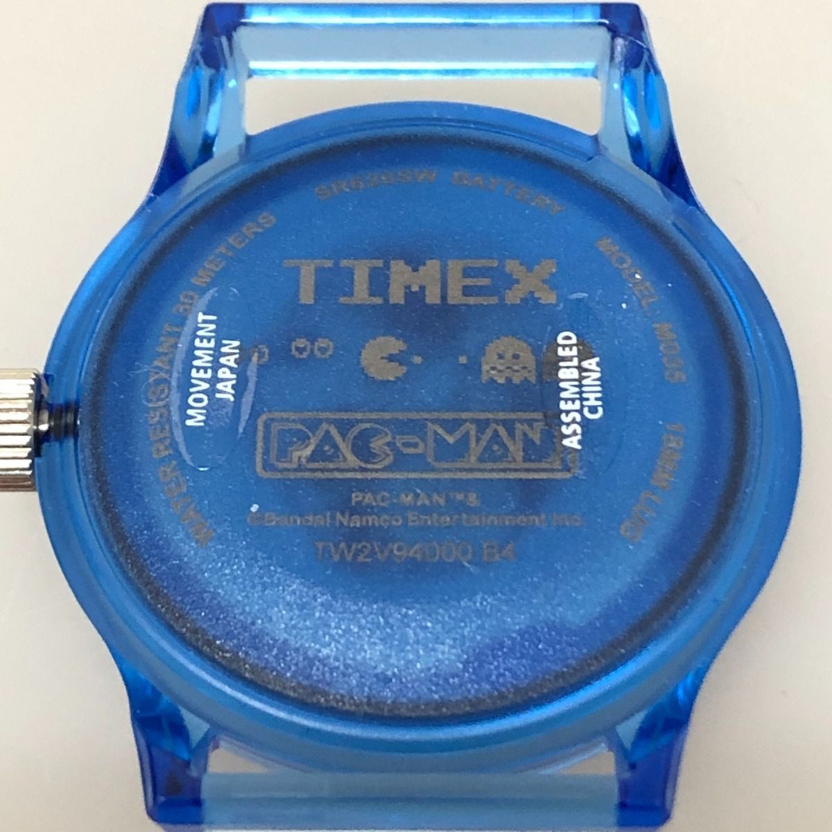 Timex Pac-Man Collaboration Watch Quartz 20mm Blue Limited Edition