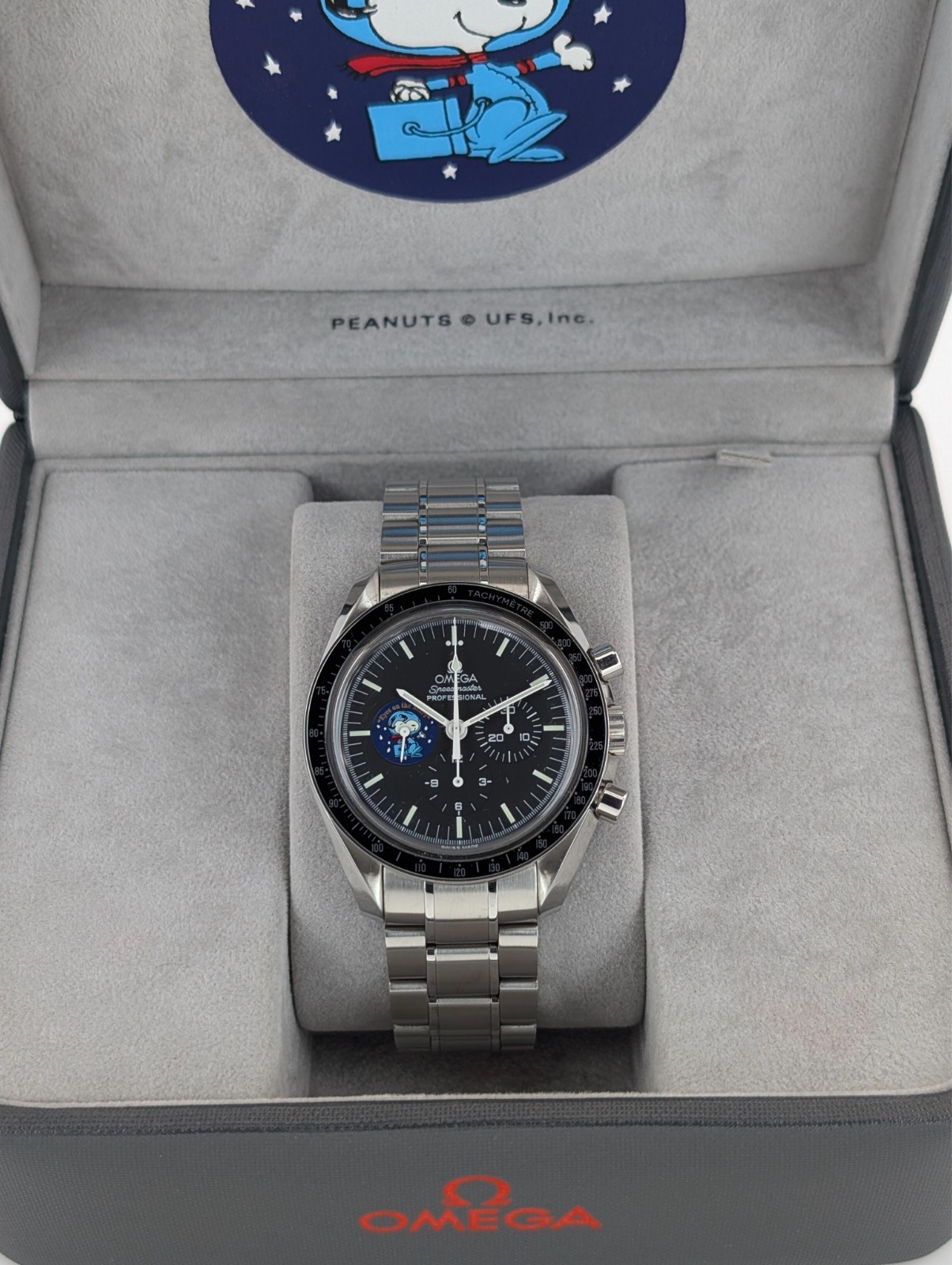 Omega Speedmaster Professional Moonwatch Snoopy 35785100 Full Set Ø42mm #3036