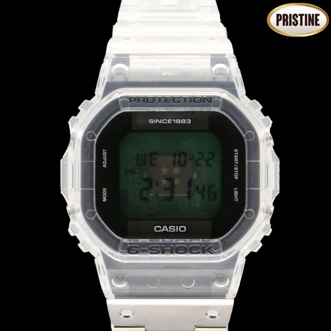 Pristine Condition CASIO G-Shock 40th Anniversary Model Clear Mix Quartz DWE 564