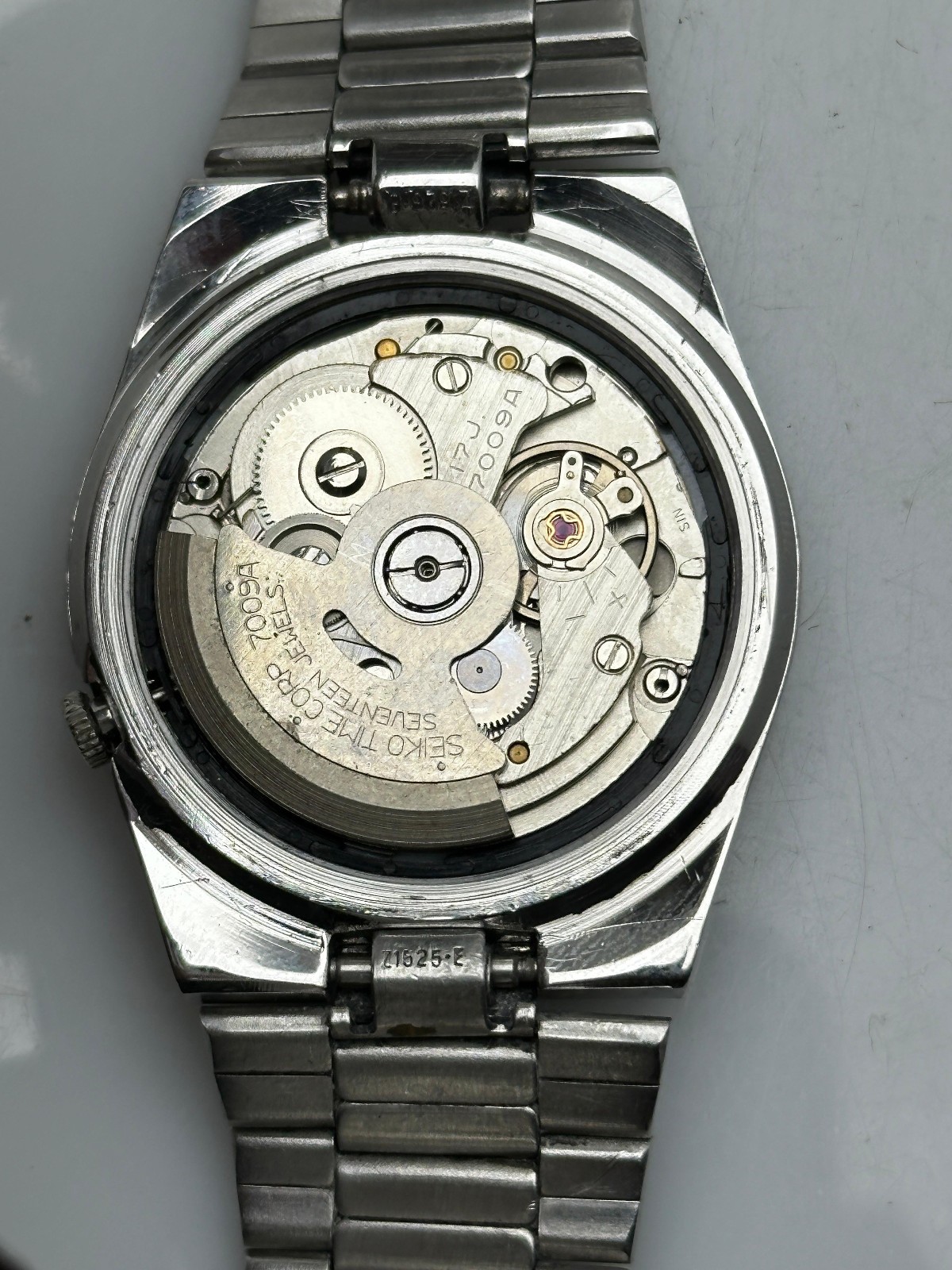 Seiko 5 Automatic 7009-3161 Railway Time Day/Date Vintage Men’s Wrist Watch