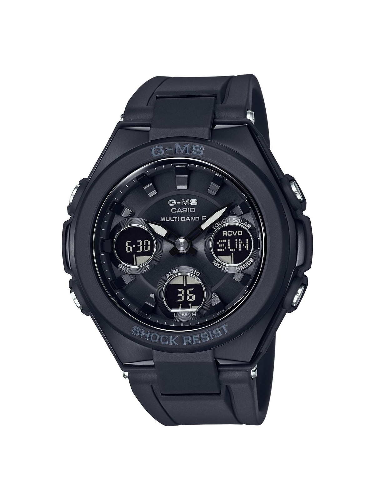 Casio Baby G G MS Radio Solar MSG W100G 1AJF Womens Watch Black
