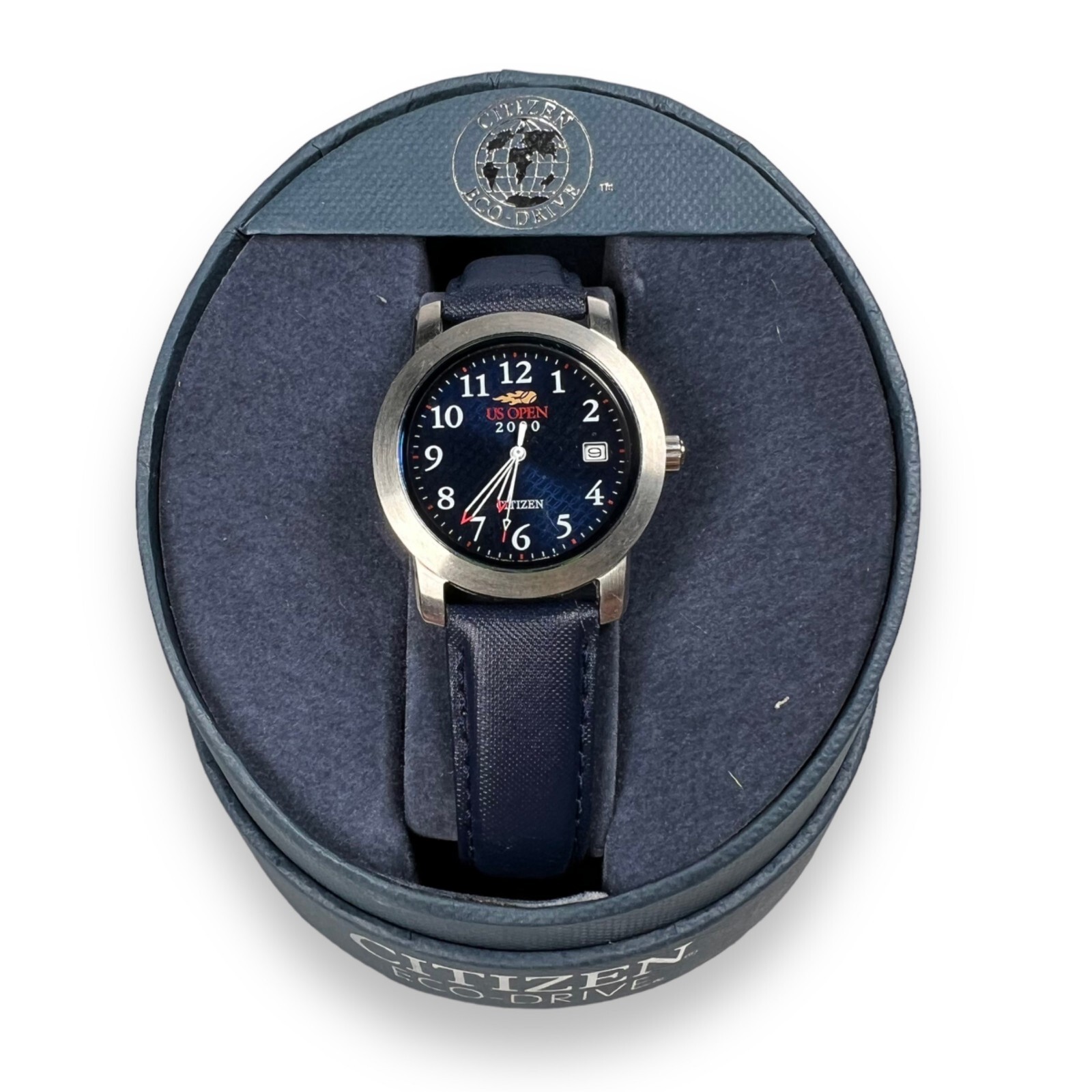 Citizen Limited Edition US Open 2000 Navy Genuine Leather Band Watch