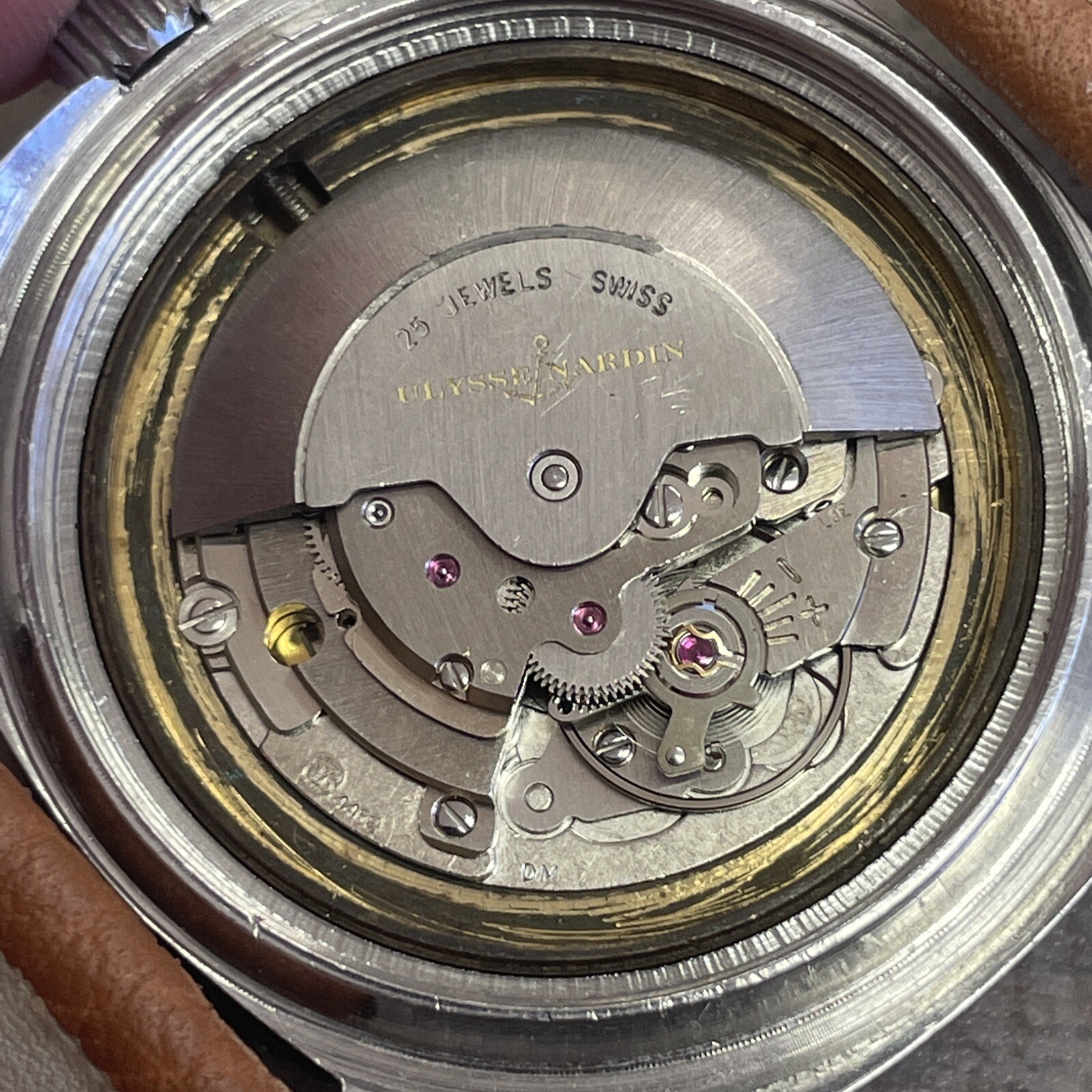 Ulysse Nardin Automatic 566 Dive Watch Tressa 4462 Mvmt 42mm 1960’s Watch rare