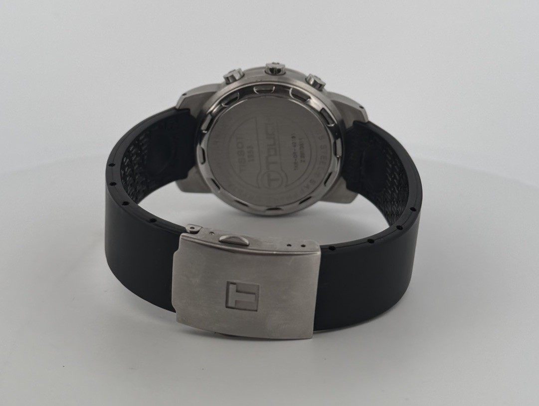 Tissot T-Touch Titanium Multifunction Watch Altimeter Compass Chronograph Swiss