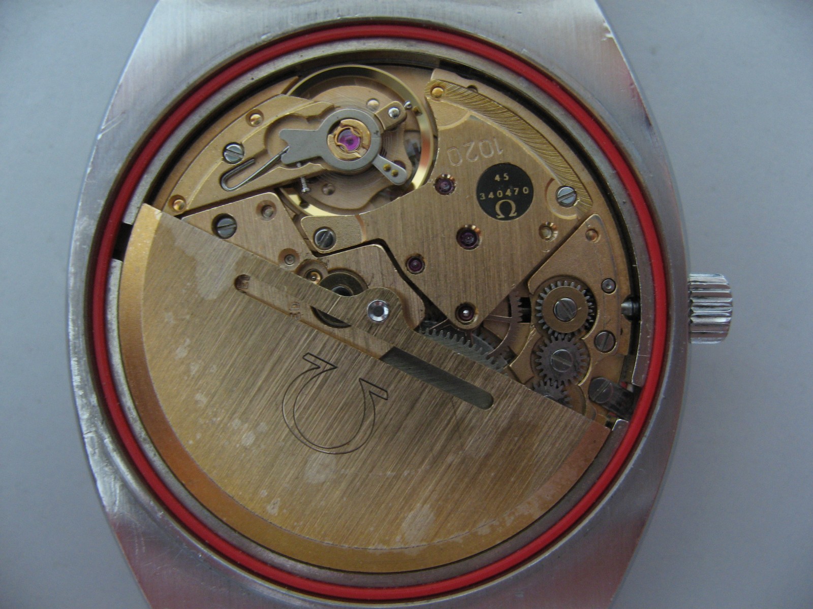 Vintage 1982 OMEGA Seamaster Automatic Cal.1020 TV Stripes Dial Day/Date Men’s