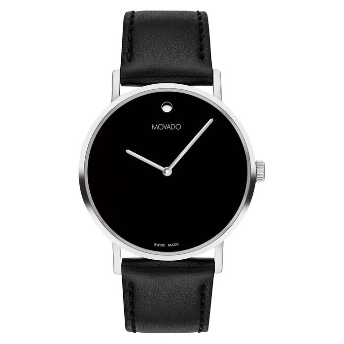 Movado Museum Signature Watch Men Size 40mm New Model 0607589