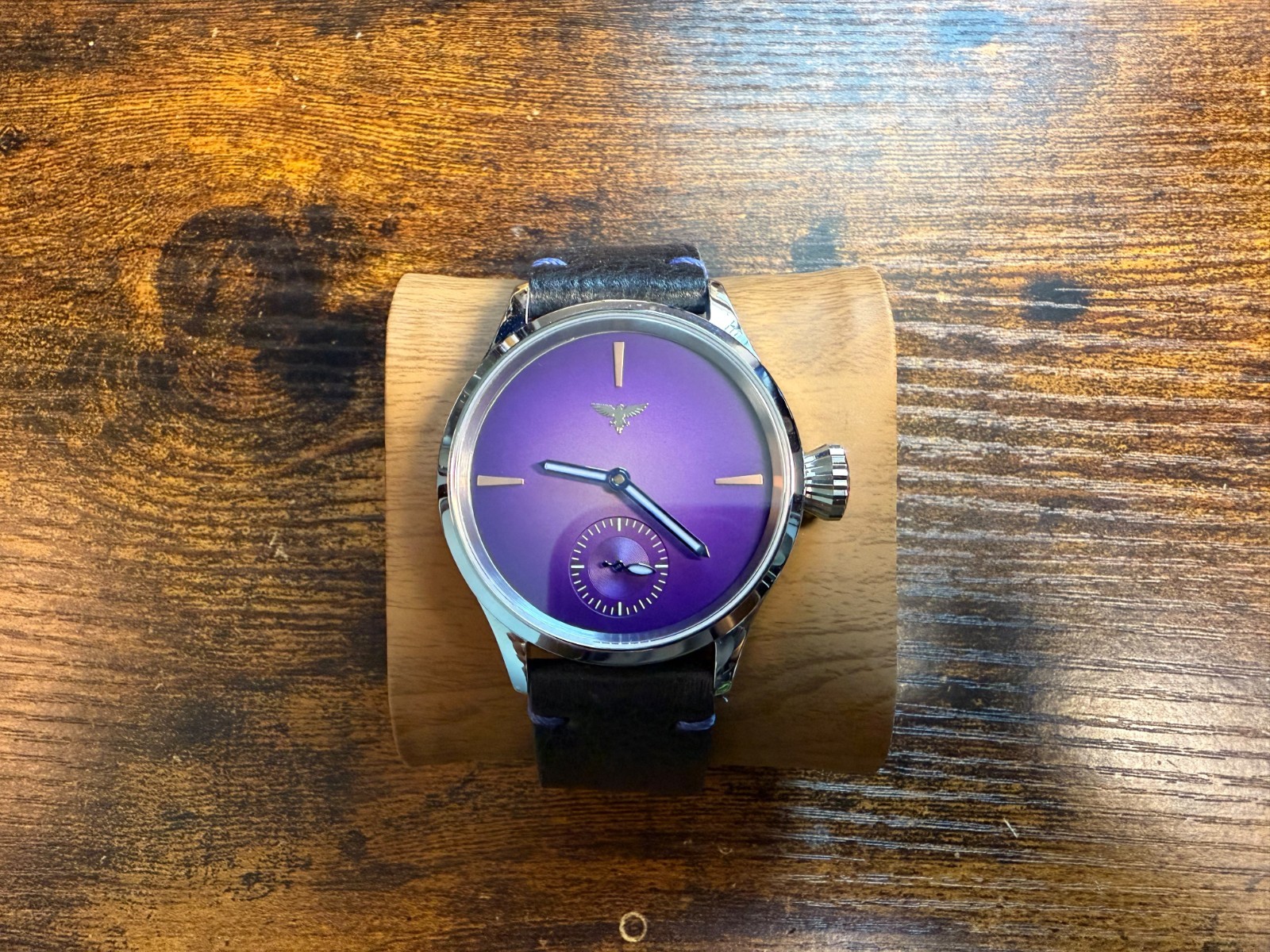 Bespoke Big pilot Watch Swiss eta 6498 movement Handmade Strap
