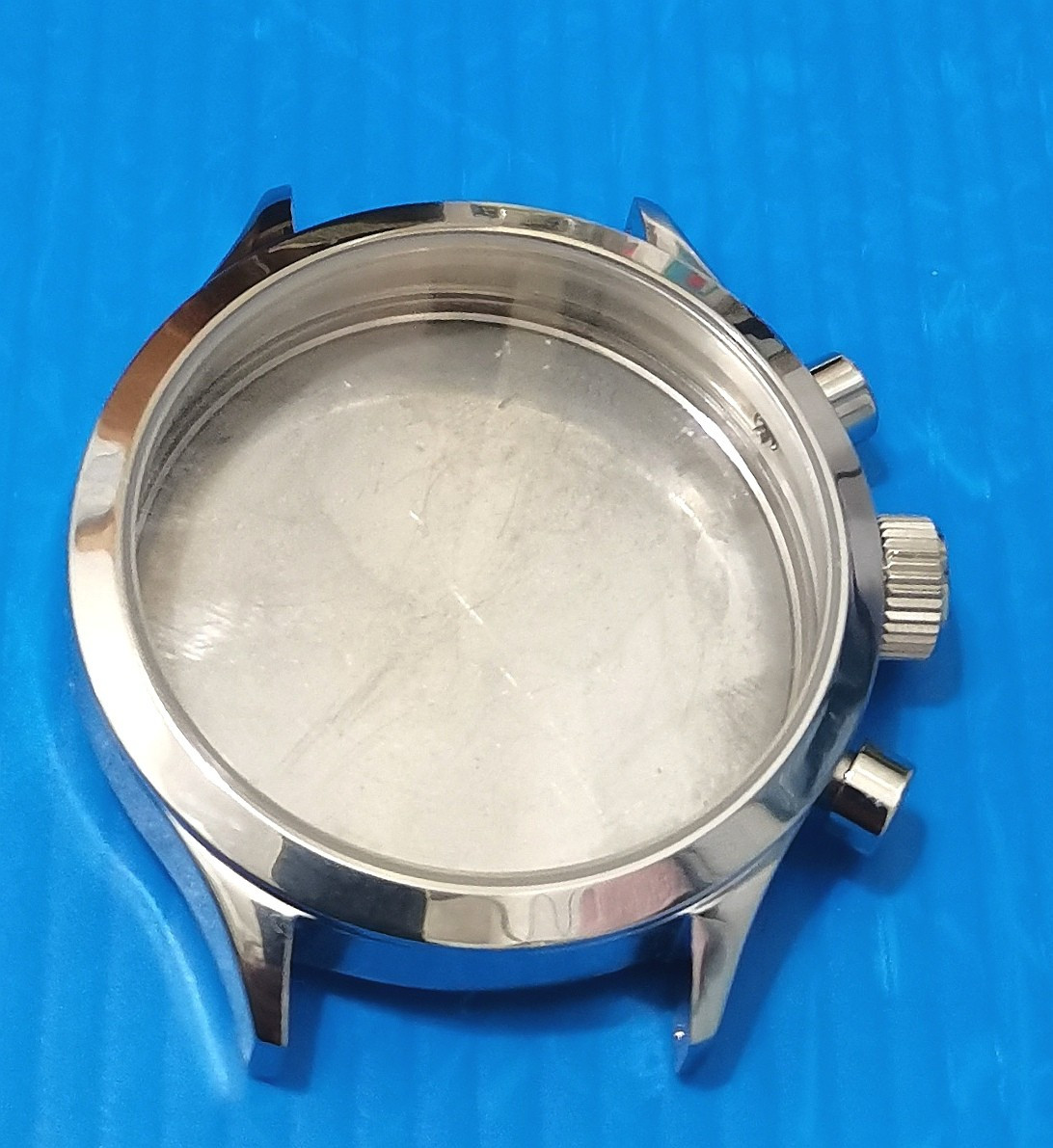 anonymous case watch swiss chronograph manual or quartz
