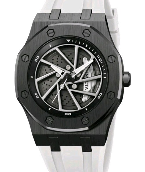 Invicta Speedway Rim White Brake Caliper Men’s 42mm Quartz Fashion Watch 69492