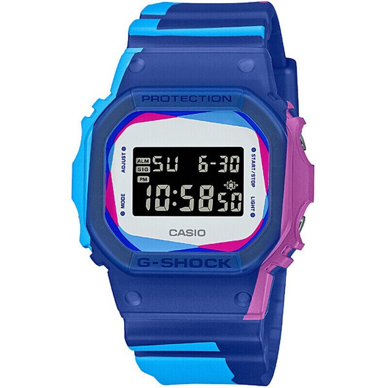 CASIO G-SHOCK DWE5600PR-2D Over Print Limited Edition Case Set Men Watch NEW