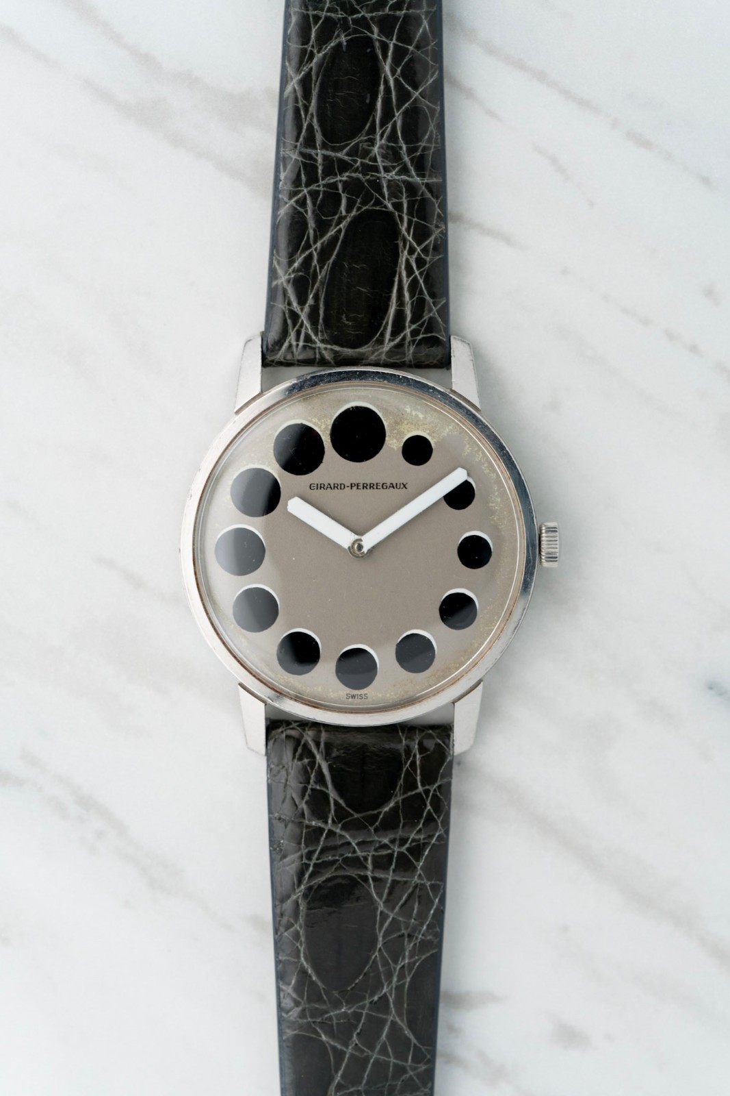 Girard Perregaux “Playboy” Moon Lunar Dot Dial Ref. 9034 FG