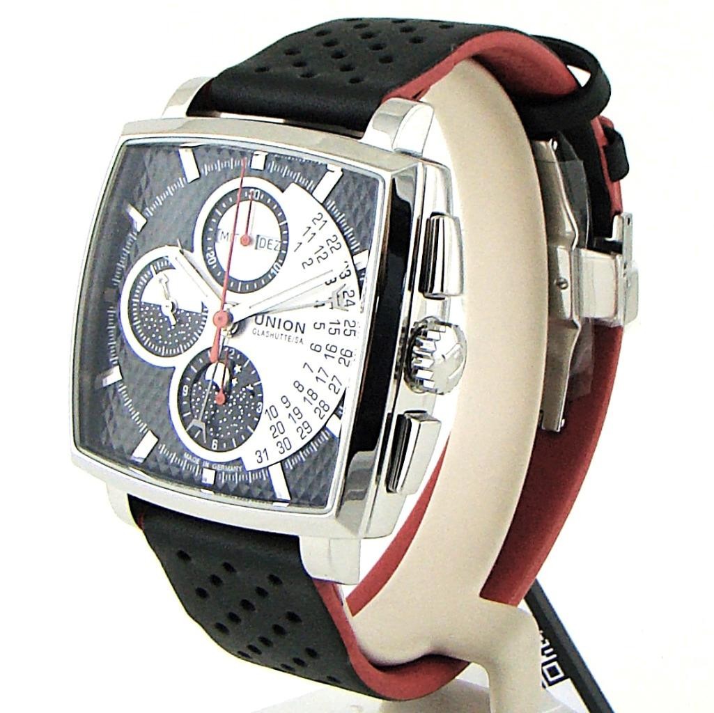 Union Glashutte Averin Chronograph Moonphase 41mm D015.525.16.051.00 Warranty