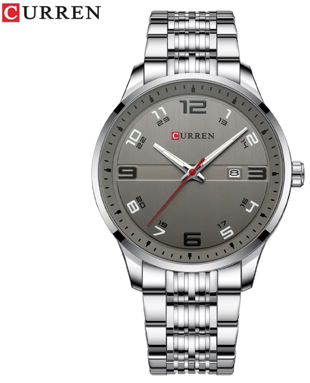 CURREN Japan Mvmt Quartz Watch Analog Men – 45MM 3Bar Stainless Steel Lume Date
