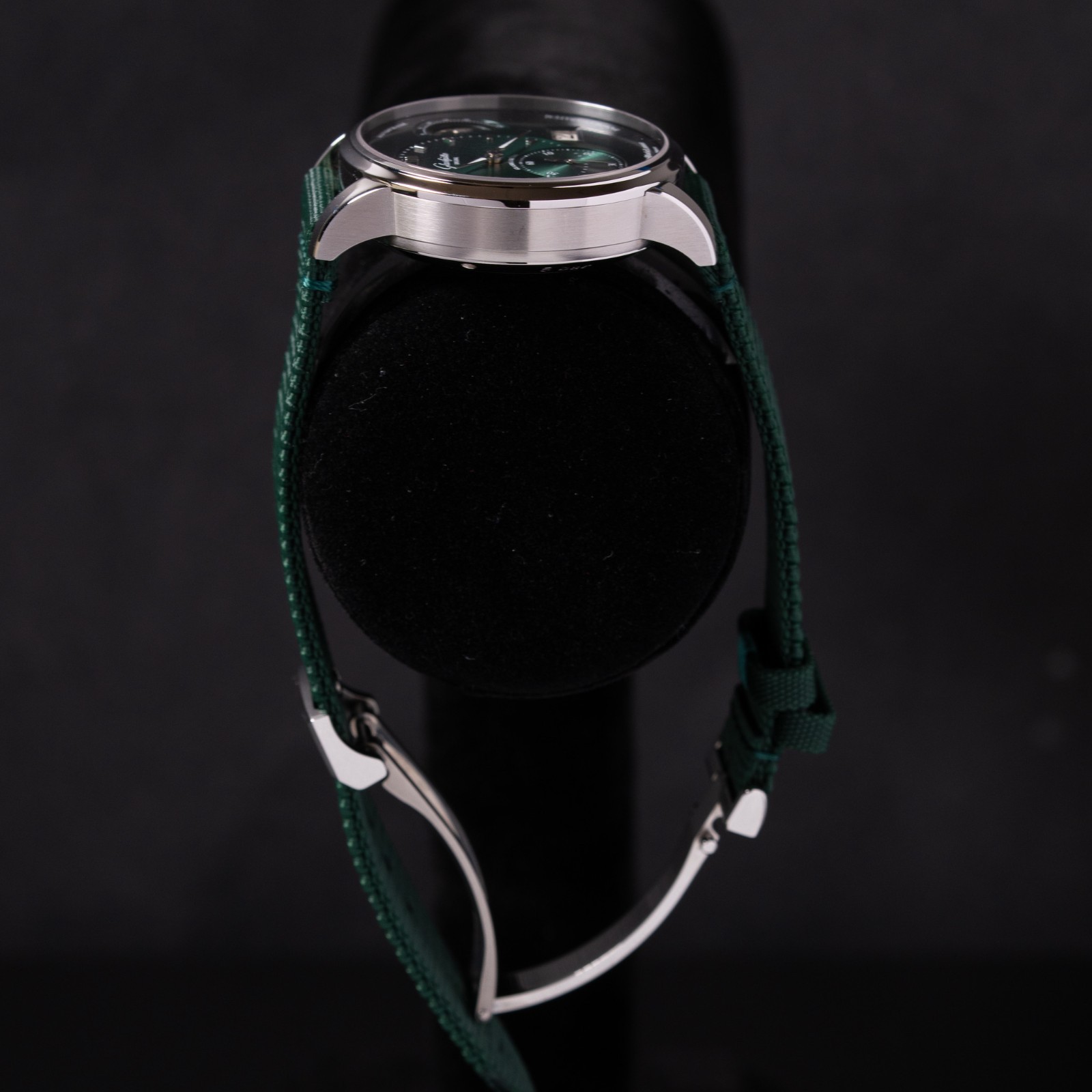 Glashutte Panomatic Lunar Green Dial Ref. 1–90–02–13–32-62 Complete Set w/B&P