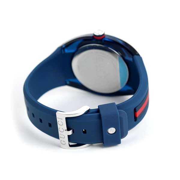 GUCCI SYNC YA137104A Blue Analog Quartz Unisex Watch New in Box