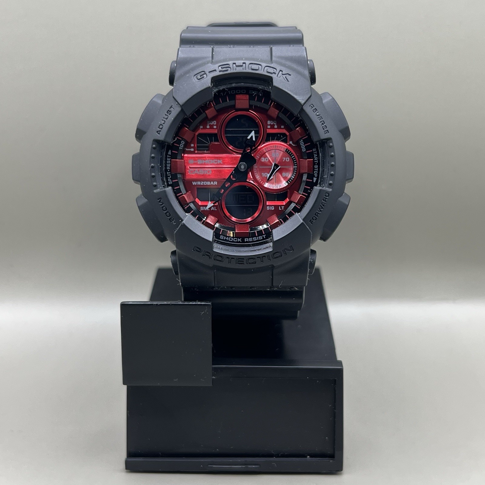 CASIO G-SHOCK GA-140AR-1AJF Black/Adrenaline Red 51.2mm Analog/Digital Watch