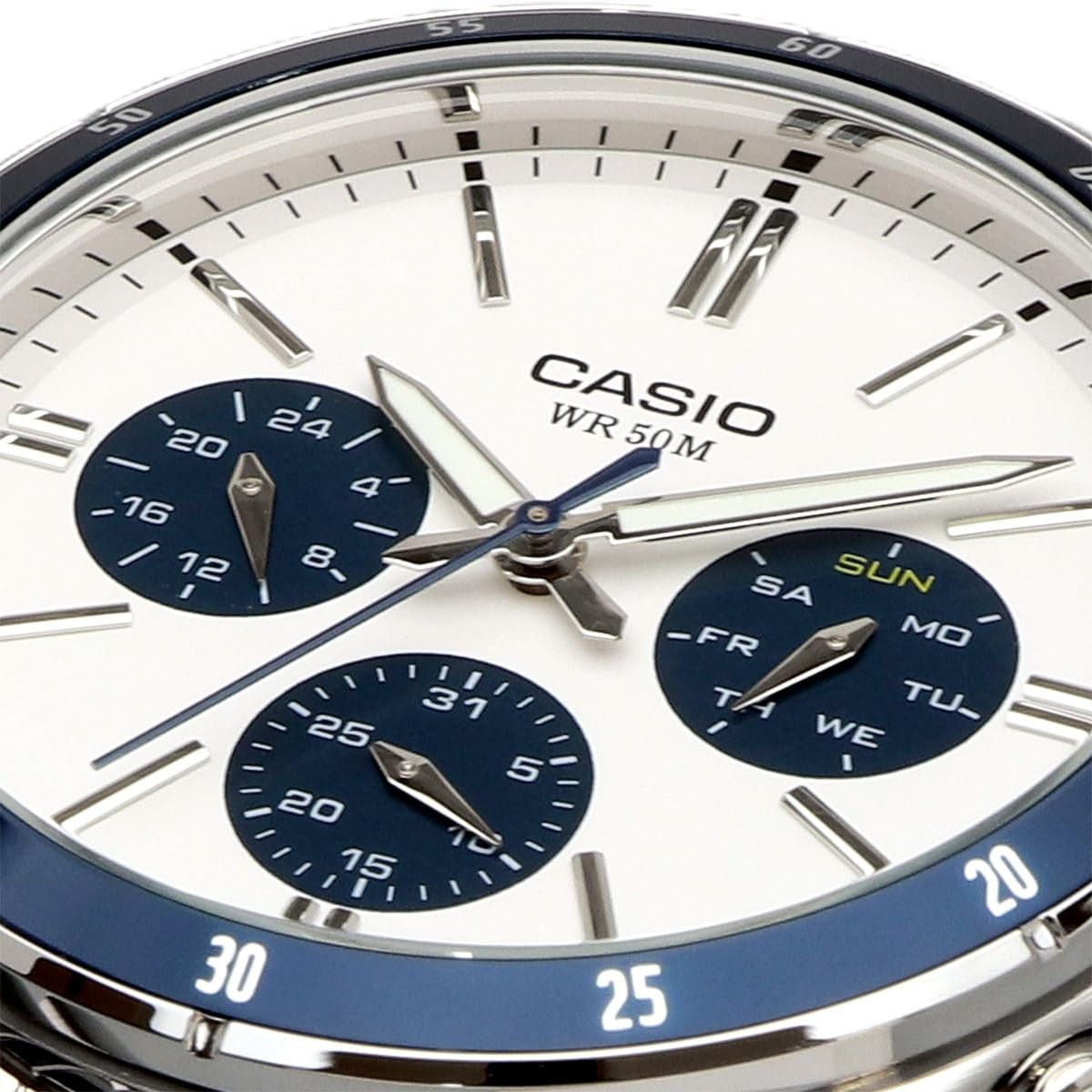 CASIO Standard Quartz Men’s Watch MTP-1374D-7A2V Multi-axis 24-hour display whit