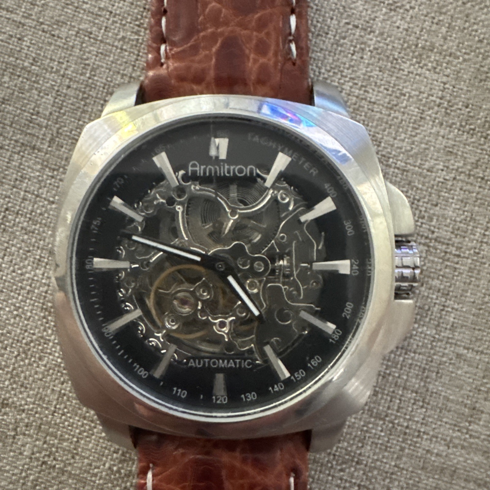 Armitron Skeleton Automatic Watch 20/4455SV TY2807SV