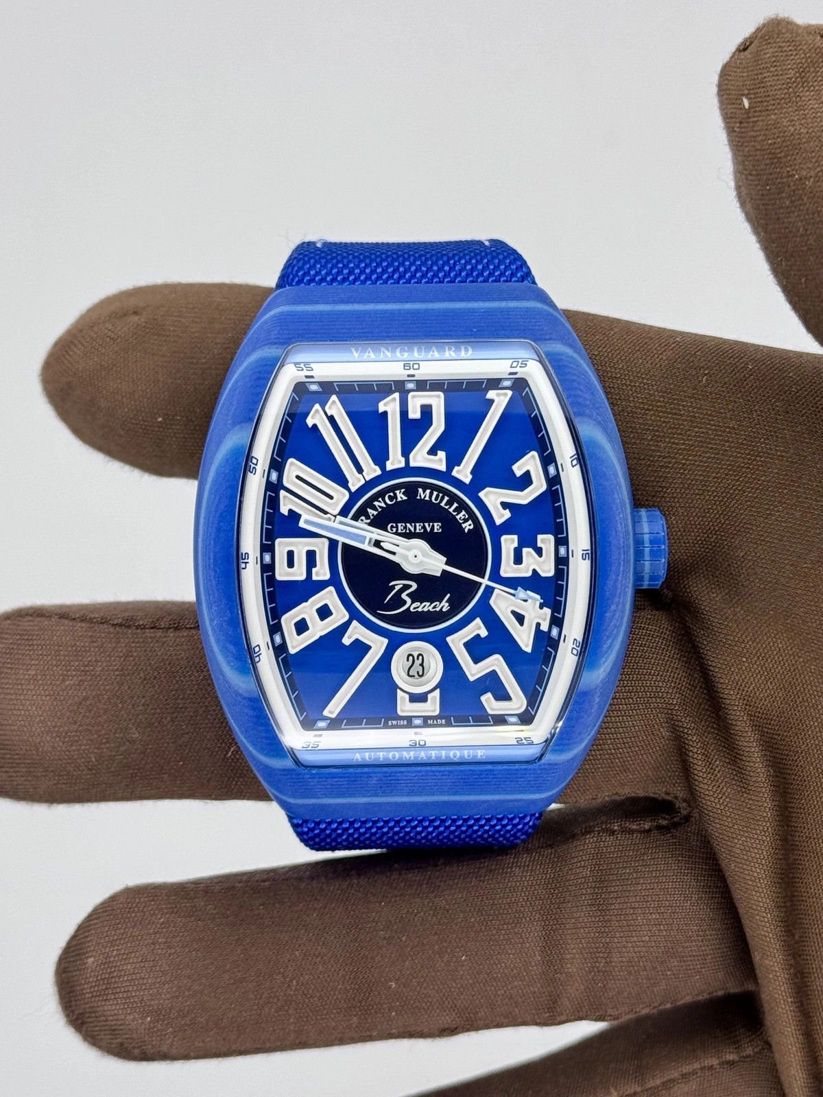 2026 Franck Muller Vanguard Beach 41mm Glassfiber V 41 SC DT BEACH BU BL GF1