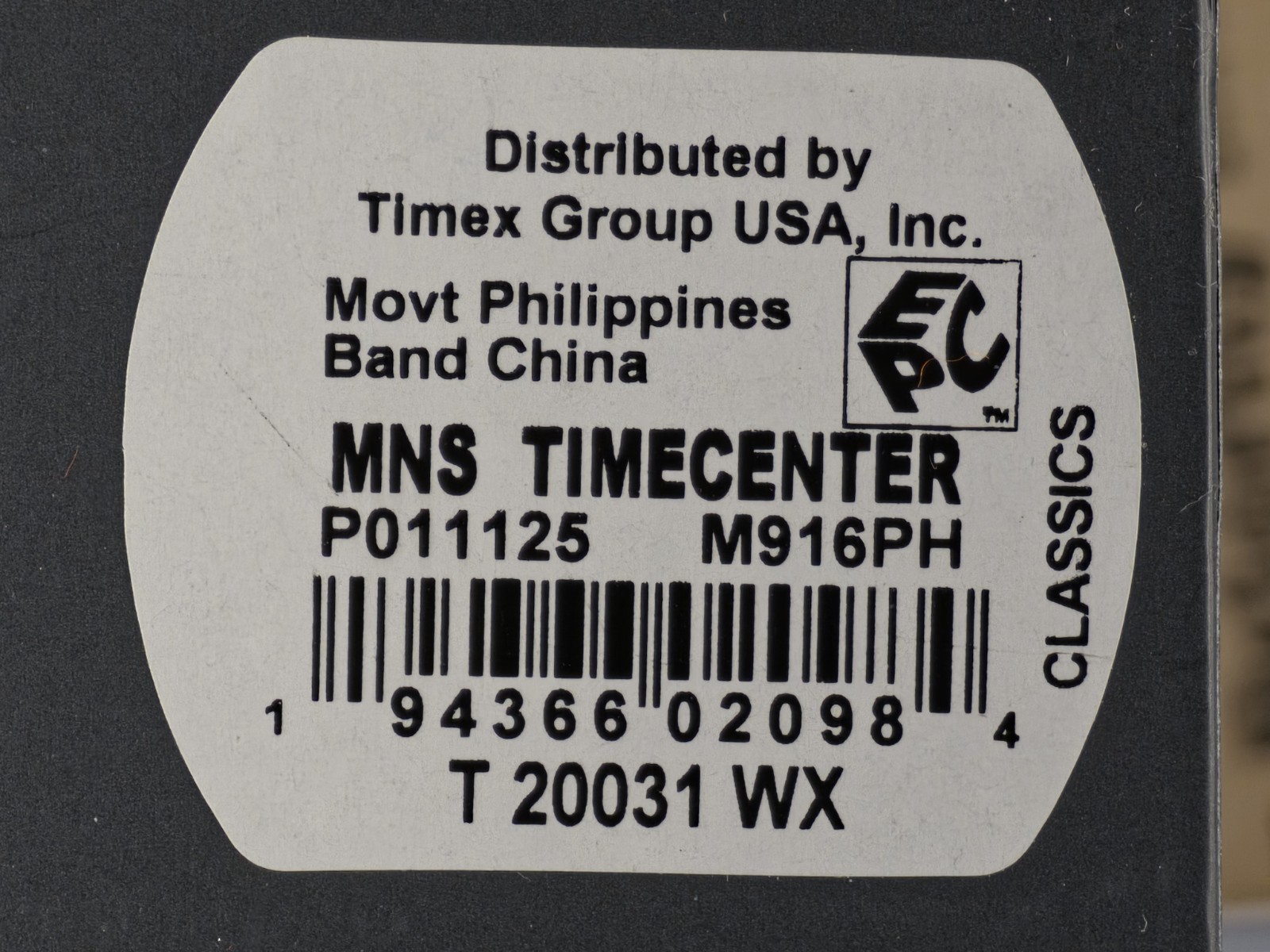 Timex T20031, Easy Reader, Men’s, Silvertone Expansion, Indiglo, Day/Date, NEW