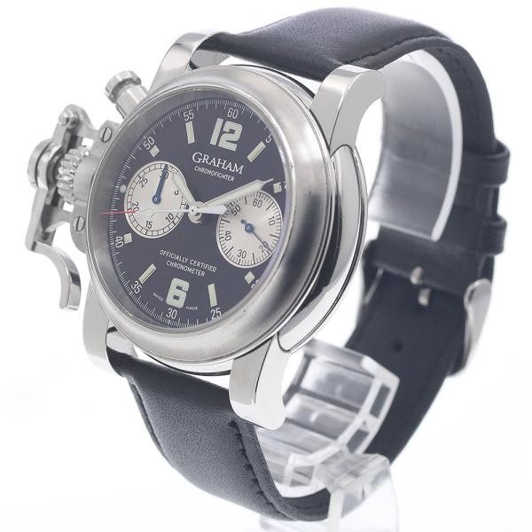 GRAHAM CHRONOFIGHTER 2CFAS.B01A.L31B 42mm SS Black #C19256