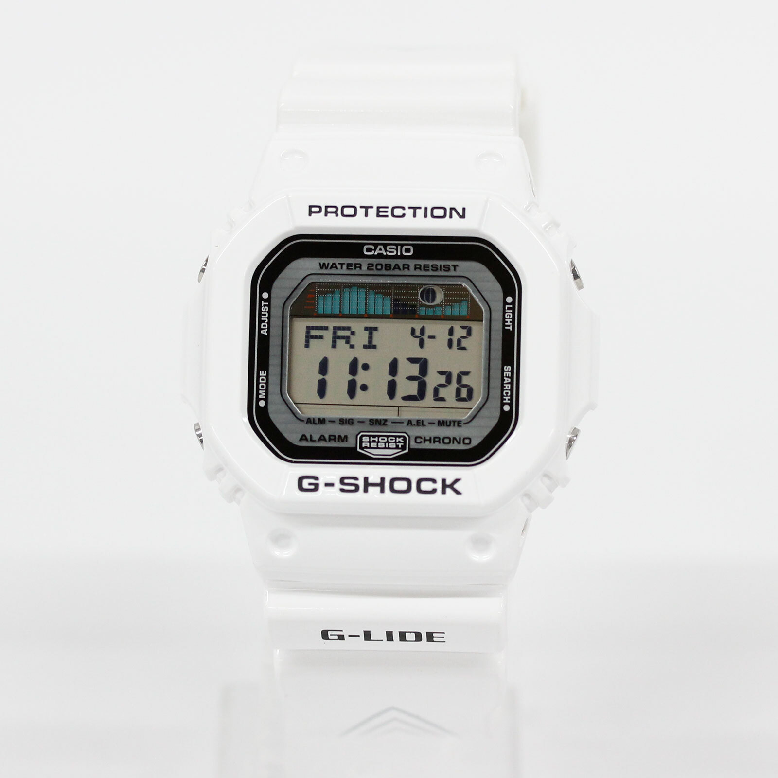 CASIO G-SHOCK GLX-5600-7JF Digital Quartz Shock-Resistant Clear White