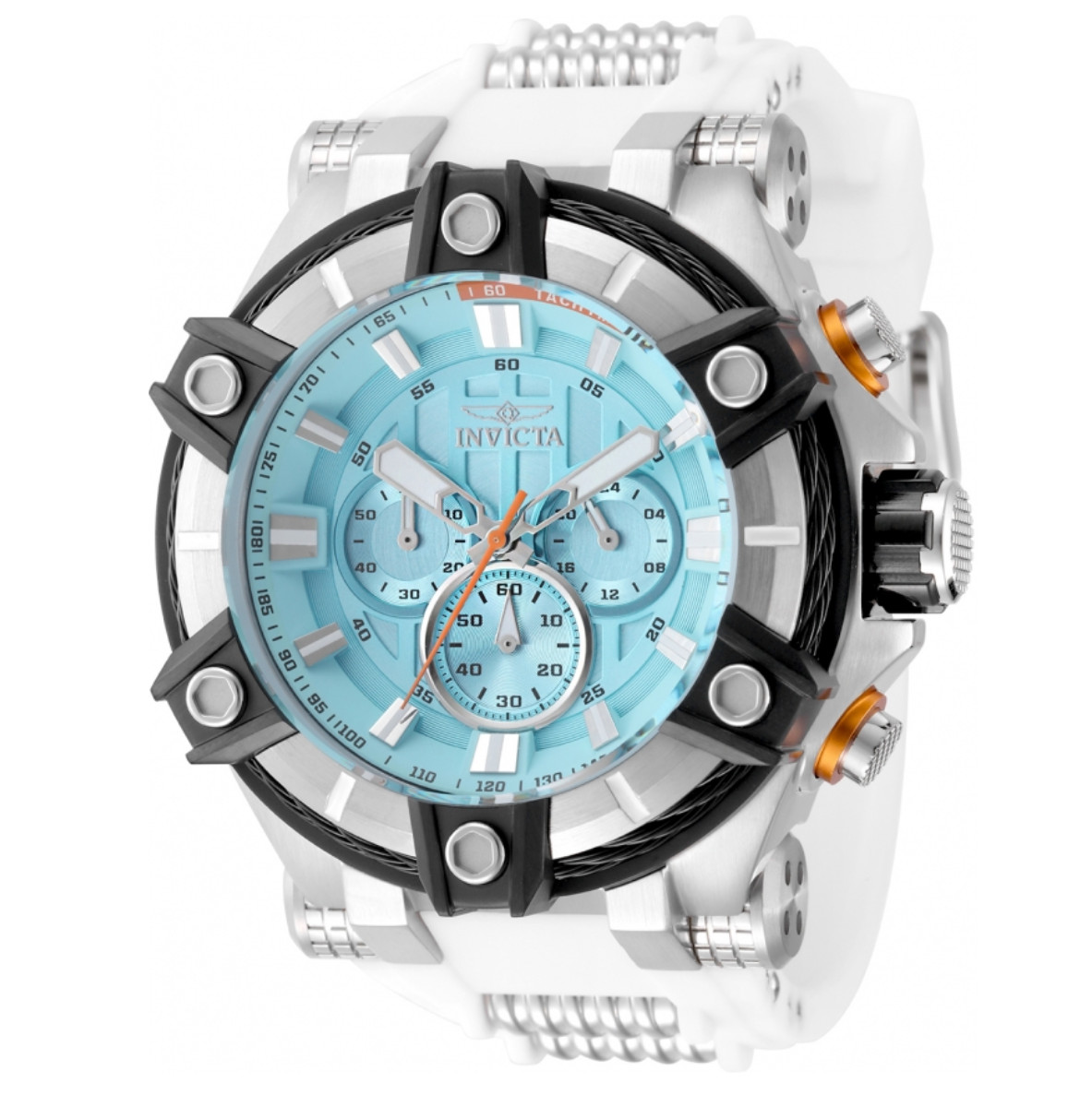 Invicta Bolt Surge Arctic Edge Men’s 52mm Teal Blue Dial Chrono Watch 49805