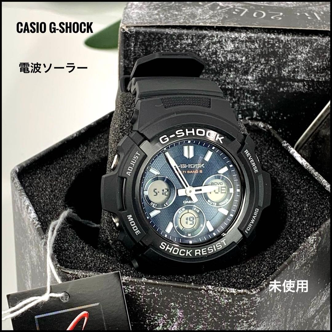 Casio G-Shock AWG-M100SB-2AER Solar Radio Watch Used
