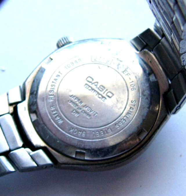 Casio Edifice EFB-109D-2AV Analog Quartz Blue Dial SS Bracelet