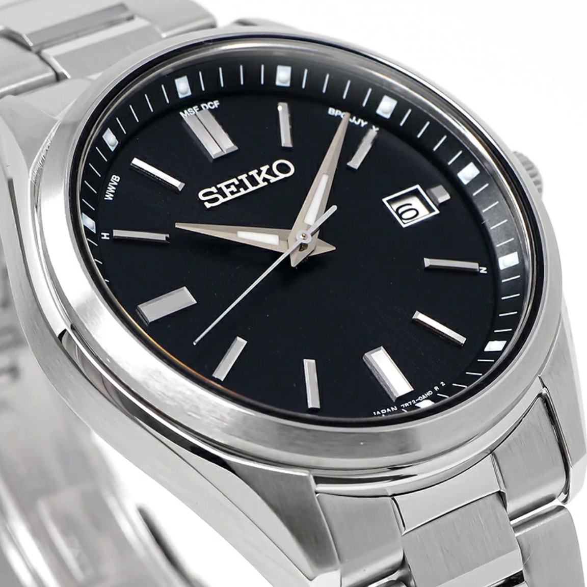 SEIKO Selection SBTM323 Black Solar Atomic Radio Men’s Watch New in Box Japan