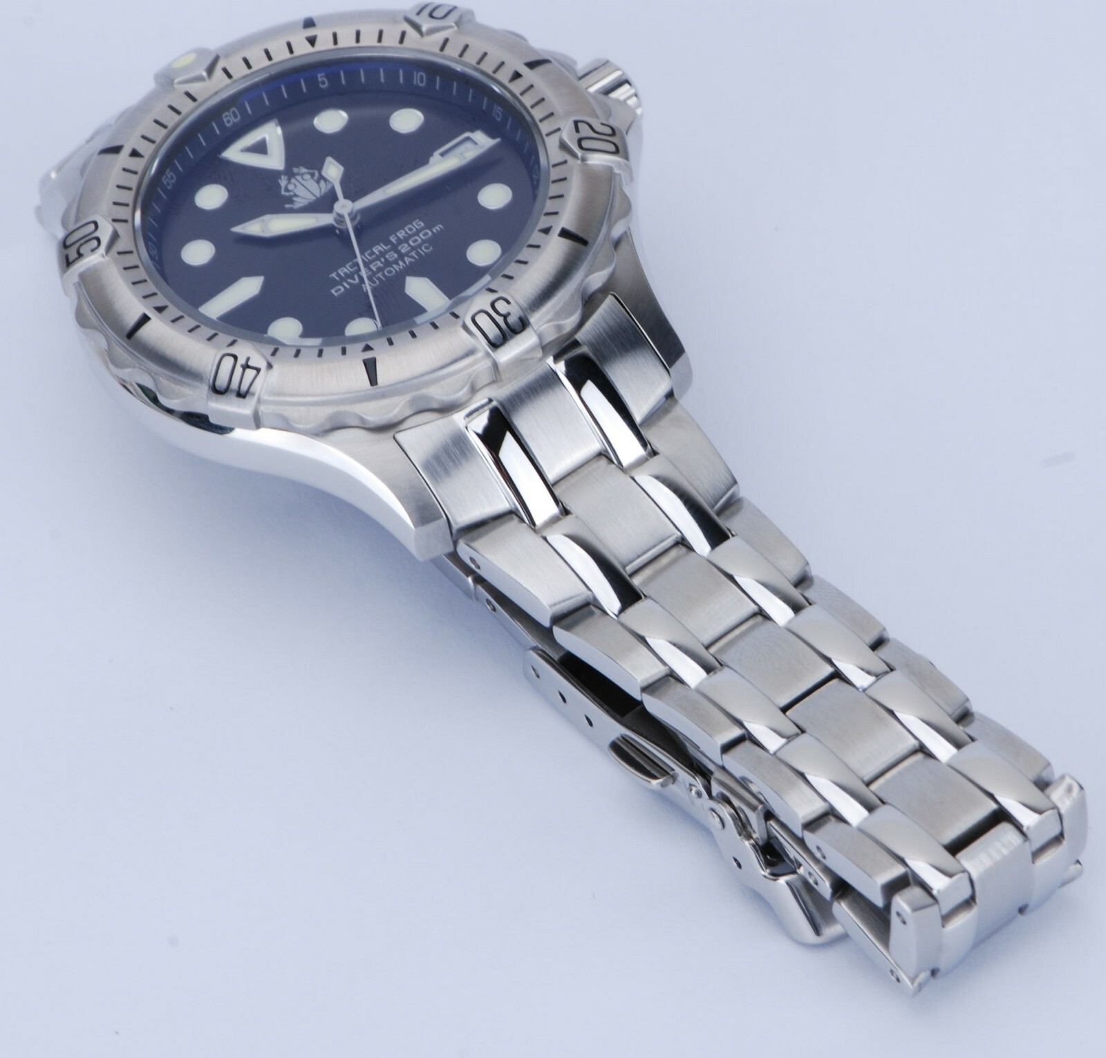 TACTICAL FROG Promaster SS Bezel NH35A Automatic 200m Diver Watch C3 316L 42mm