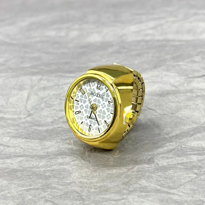 Hot Selling Finger Watch Ring Creative Movement Fashion Accessories Vintage Allo