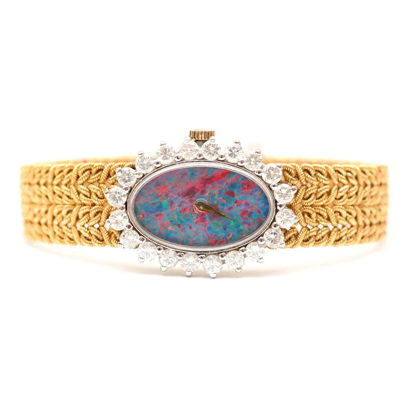 18k Chopard Opal Diamond Watch