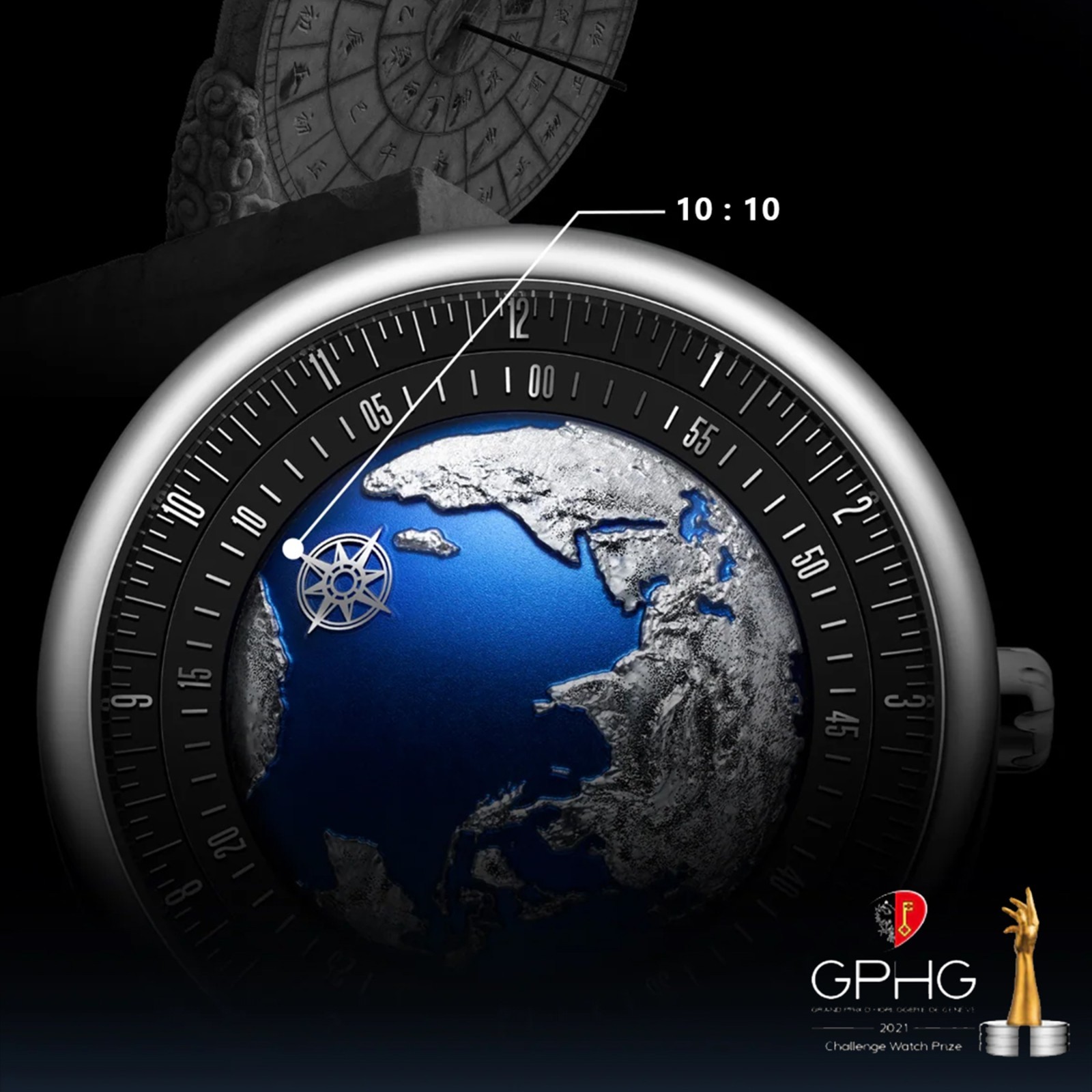 CIGA Design Blue Planet II Automatic Mechanical Watch GPHG Winner