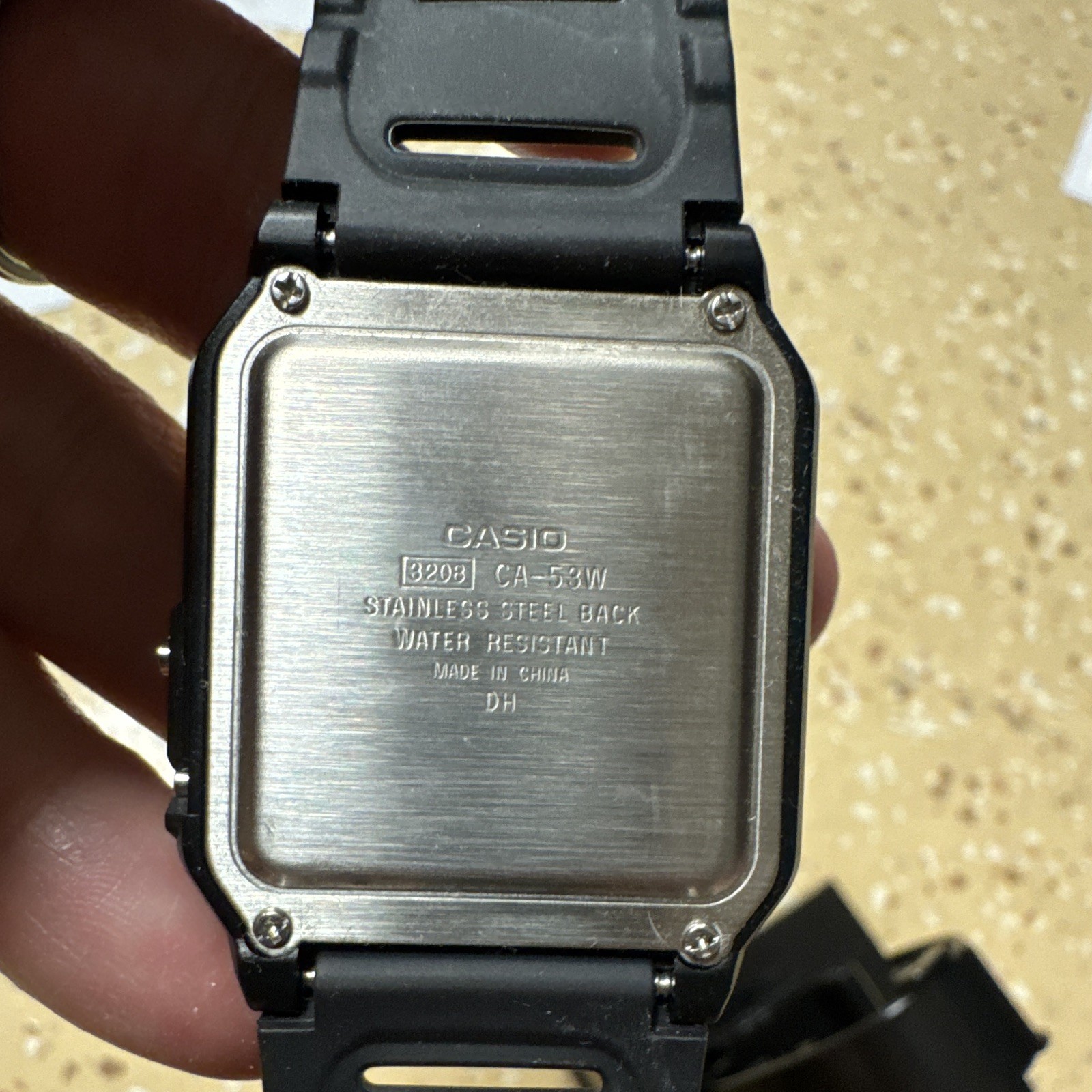 Casio Data Bank CA-53W Digital Calculator Quartz Watch Black Resin w/ Box