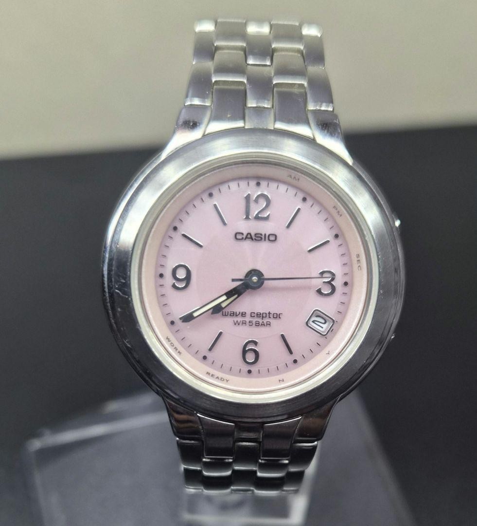 [Tested and working] Casio Radio-Controlled Solar LWQ-120 Women’s Watch Pink