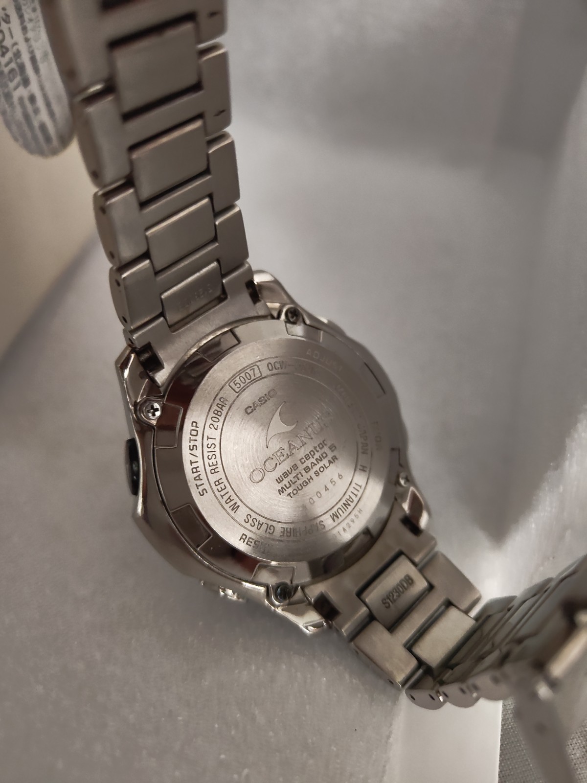 Casio Oceanus OCW-P500TDJ-1A2JF Titanium Men’s Watch World Time Mens Watch Solar