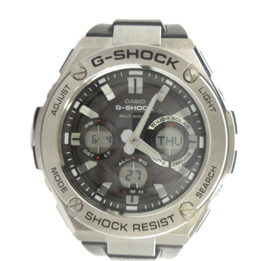 CASIO G SHOCK GST W110 Tough Solar Wristwatch Ana Digi Logo Calendar Included Da