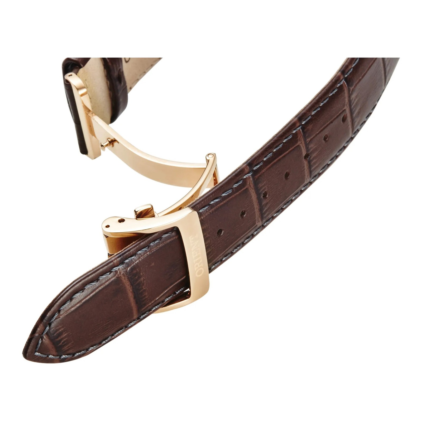 Automatic Wristwatch ORIENT SUN & MOON RA-AK0007S30B Leather Brown Beige