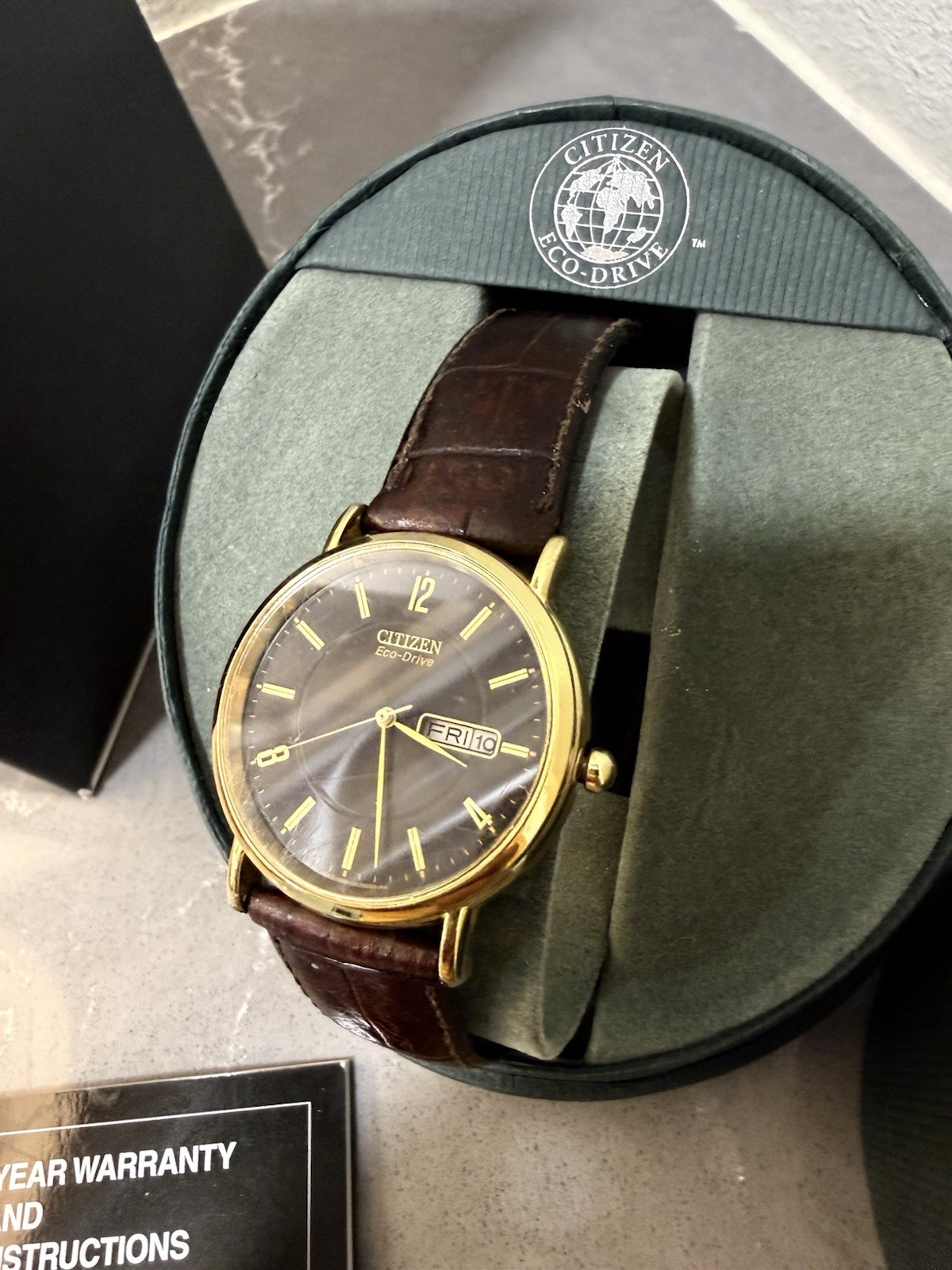 Citizen Corso Eco-Drive Day Date 36mm Mens Watch w/Original Packaging BM8242-08E
