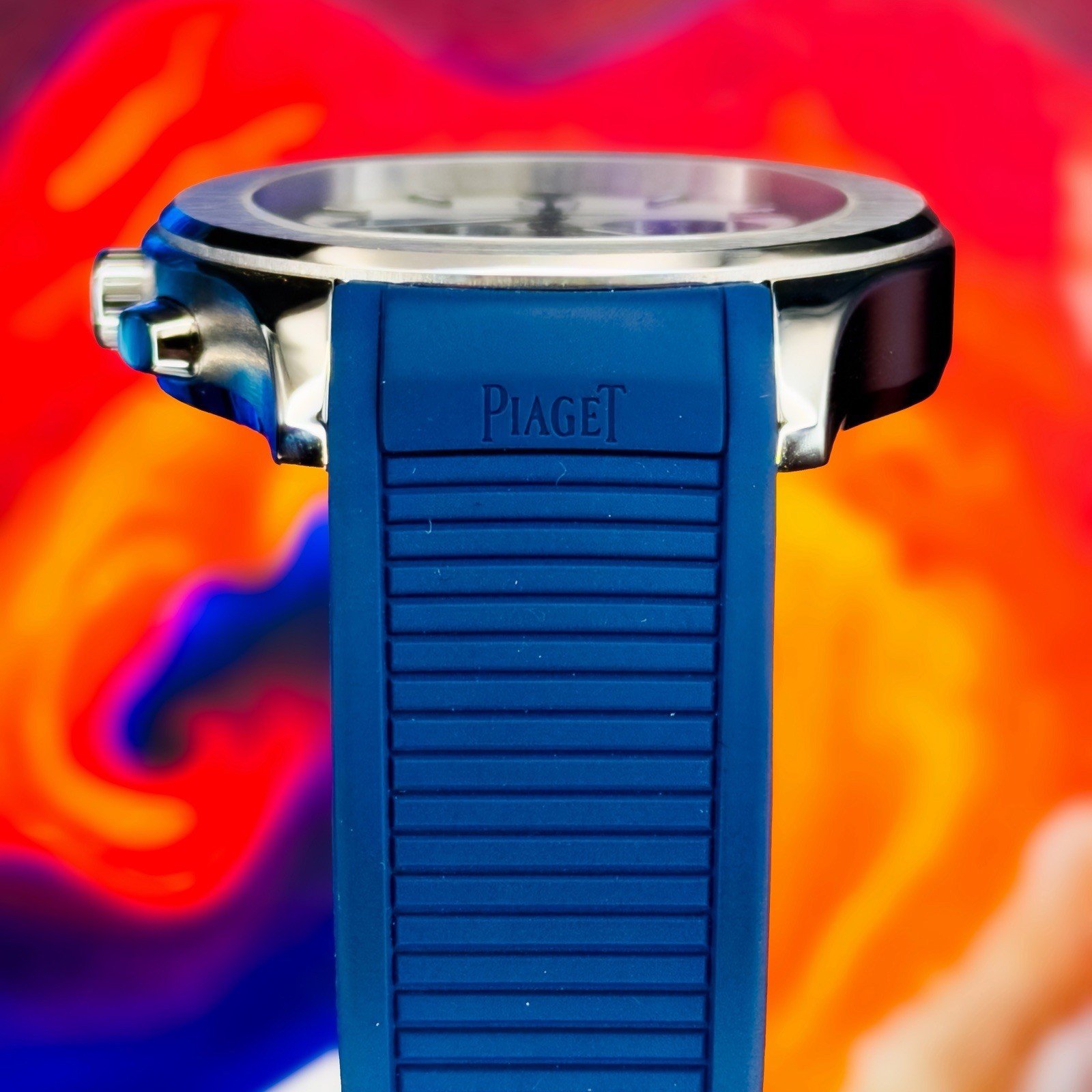 Piaget Polo Chronograph “Blue Panda” Complete Set Limited Edition G0A46013