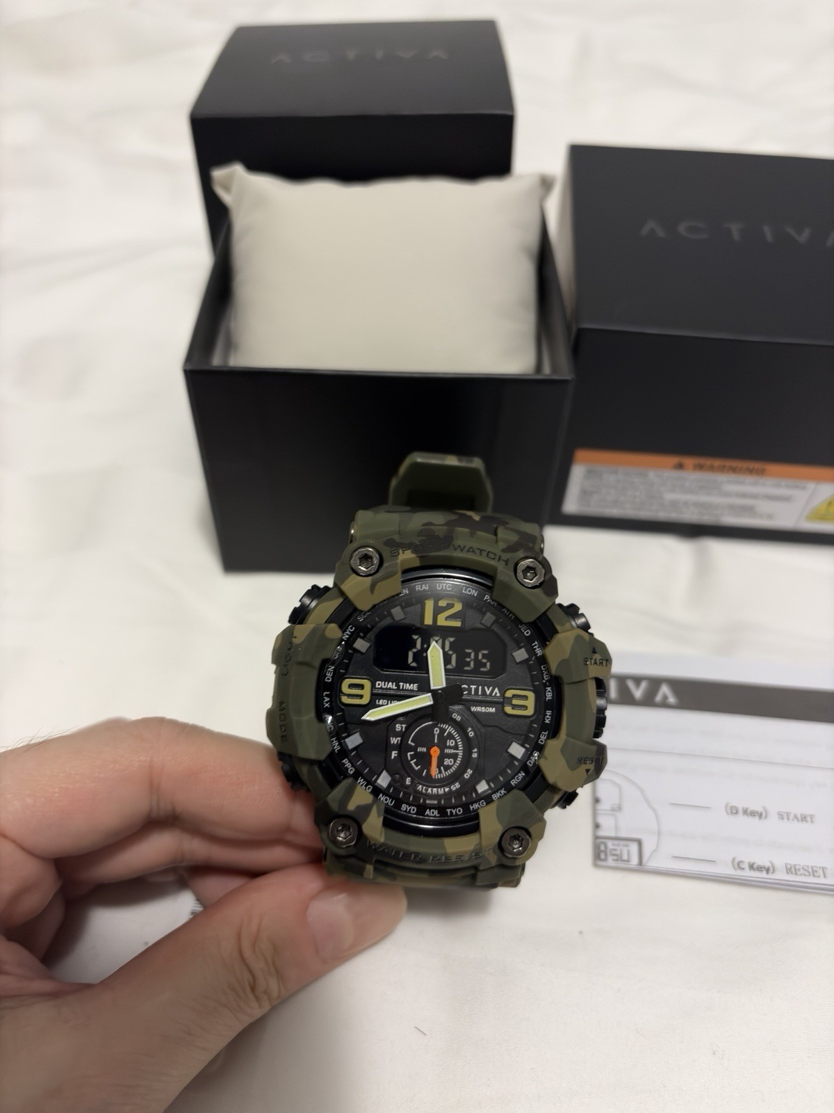 Activa X Invicta BlackOps Digital Men’s Watch – 56mm ACW1637-004 (NEW) Camo