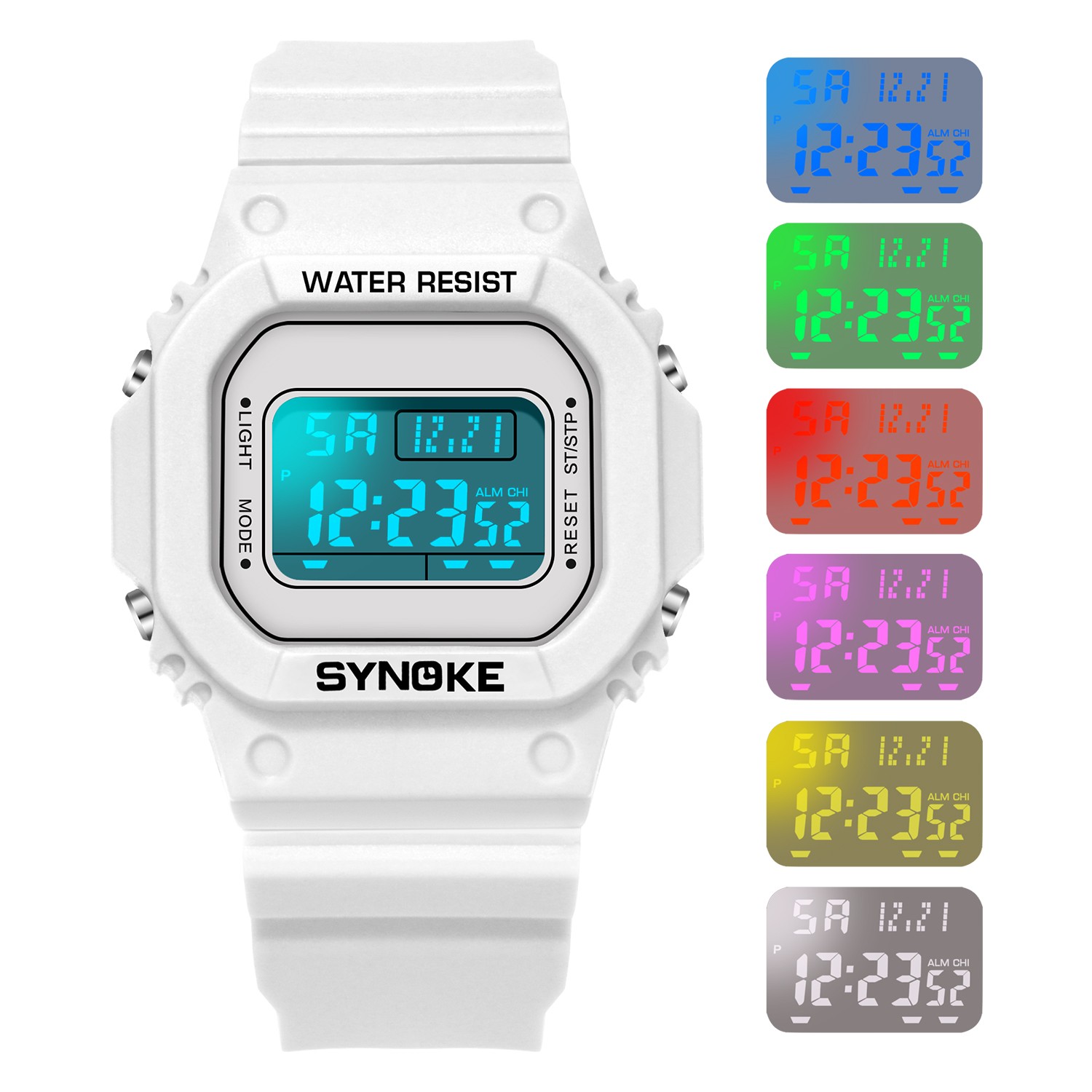 US Digital LED Electronic Wrist Watch Student Sports Waterproof Cute Watch Gift