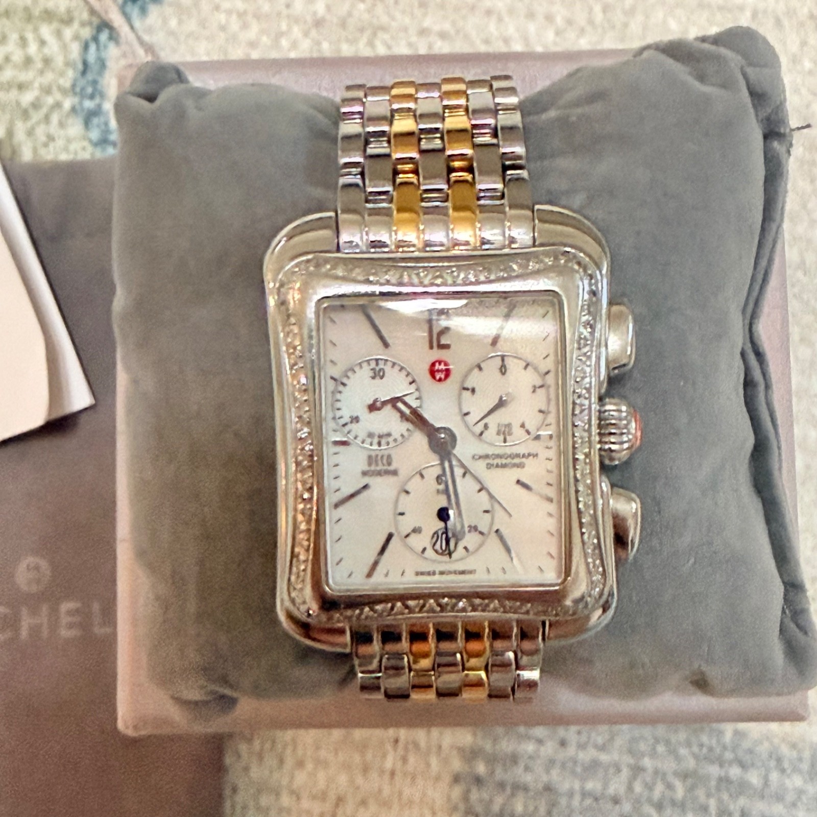 Michele Deco Two-Tone Watch