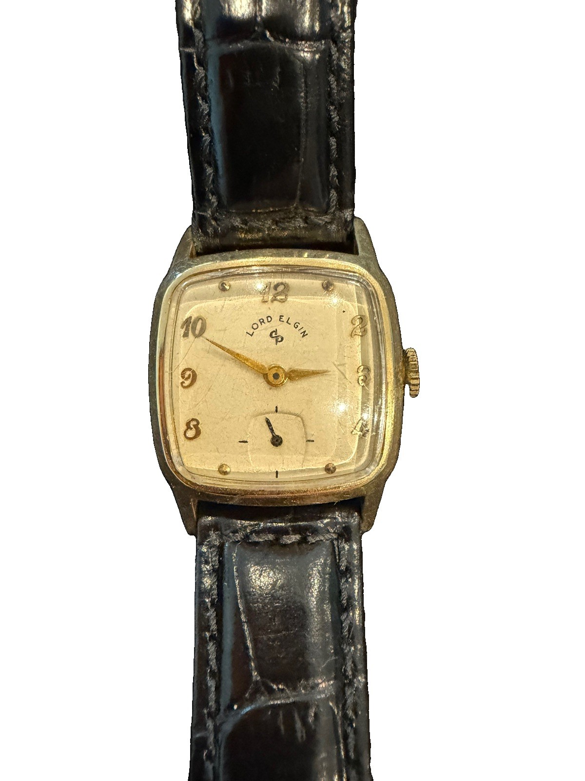 Vintage Lord Elgin 21J Grade 680 14K GF Runs & Keeps Time